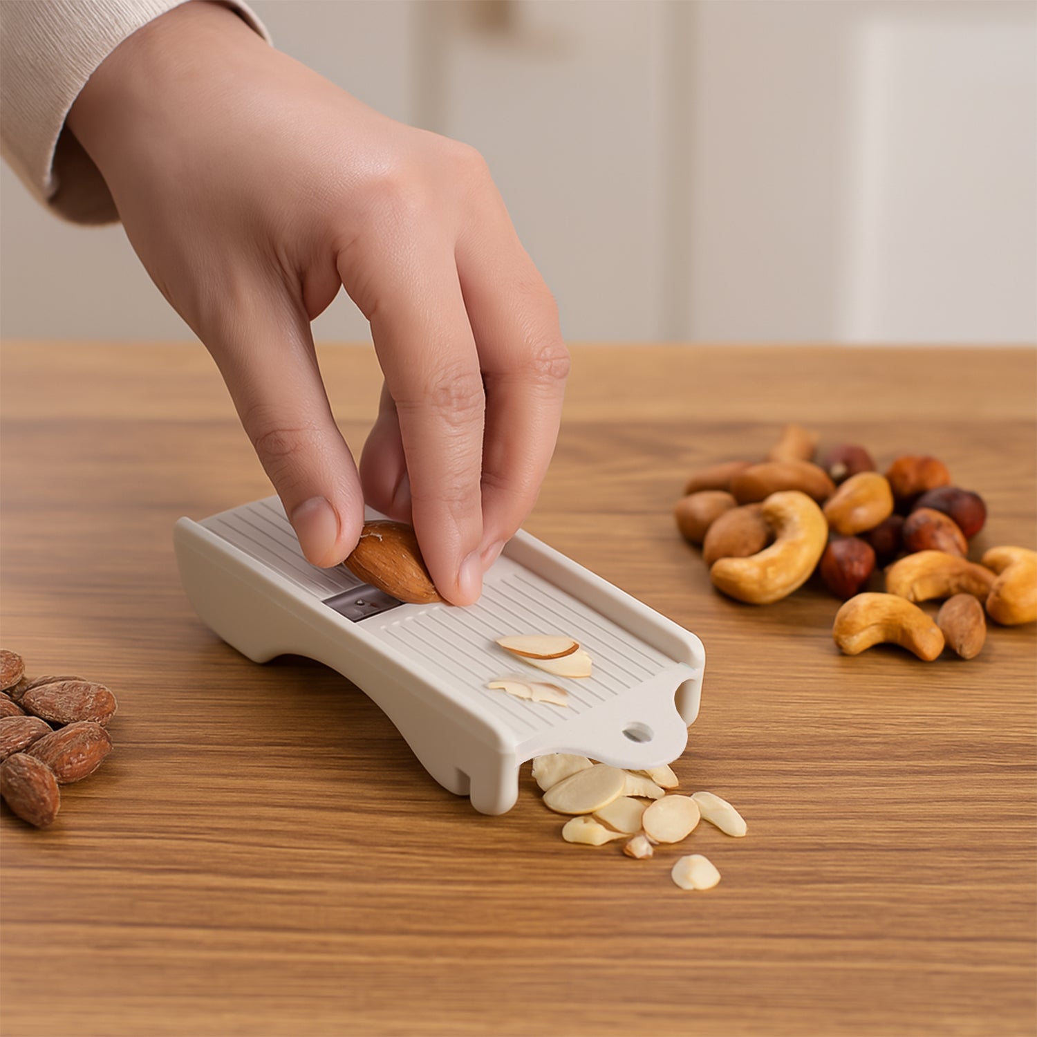 Liger Multipurpose Dry Fruit Slicer  Ginger (1 Pc) Liger Multipurpose Dry Fruit Slicer  Ginger (1 Pc)